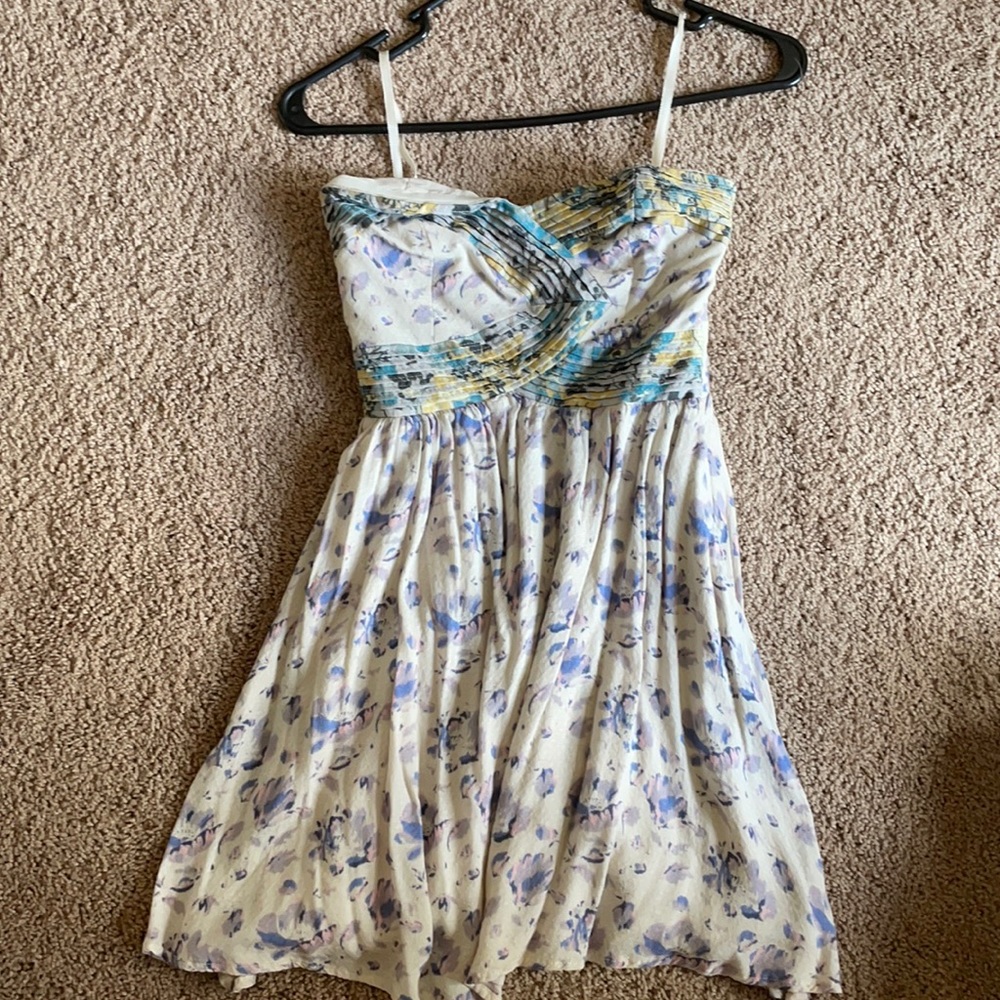Kimchi Blue strapless floral mini dress